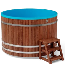 Морение снаружи для круглой купели. Цвет на выбор: Орех или Венге